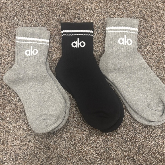 ALO Yoga Accessories - - Alo Socks 3 Pairs. Brand New